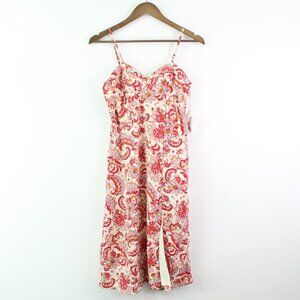 Jessica Simpson Bustier Midi Dress‎ Cream Size S